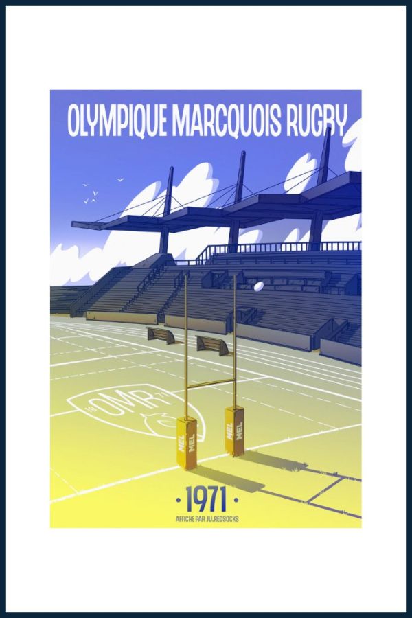 Affiche Omr Olympique Marcquois Rugby